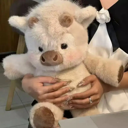 Adorable Highland Cattle Plush Toy 45cm Huggable Cow Stuffed Animal Made With Premium Soft Fabric Soothing Companion Cute Gifts